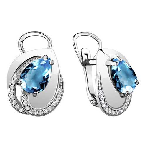 Серьги Aquamarine 4478705А.5 в Тезенис