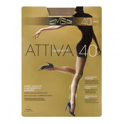 Колготки Omsa ATTIVA 40 XXL / Visone (Лёгкий загар) / 6 (XXL) в Тезенис